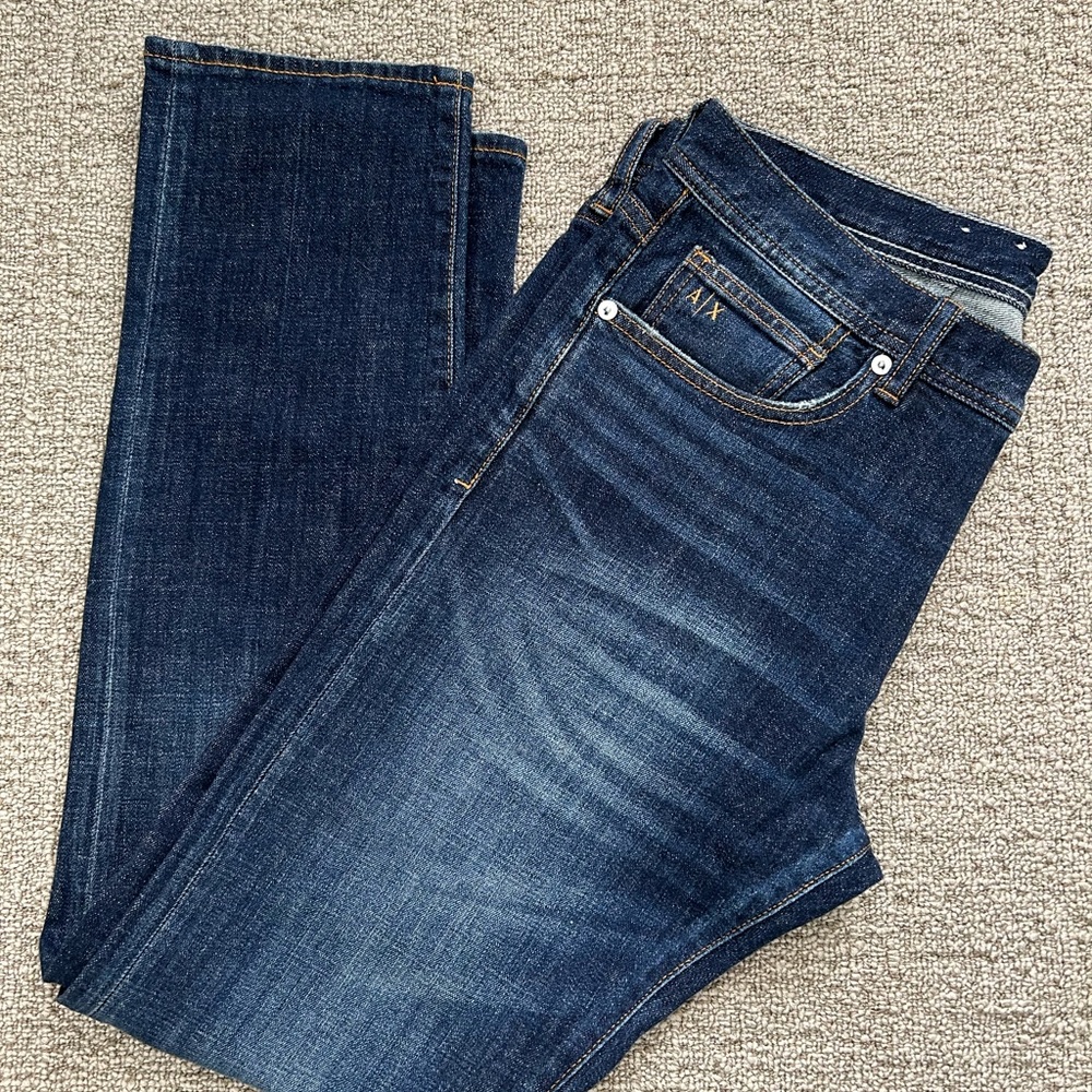 Armani exchange jeans size 32 slim